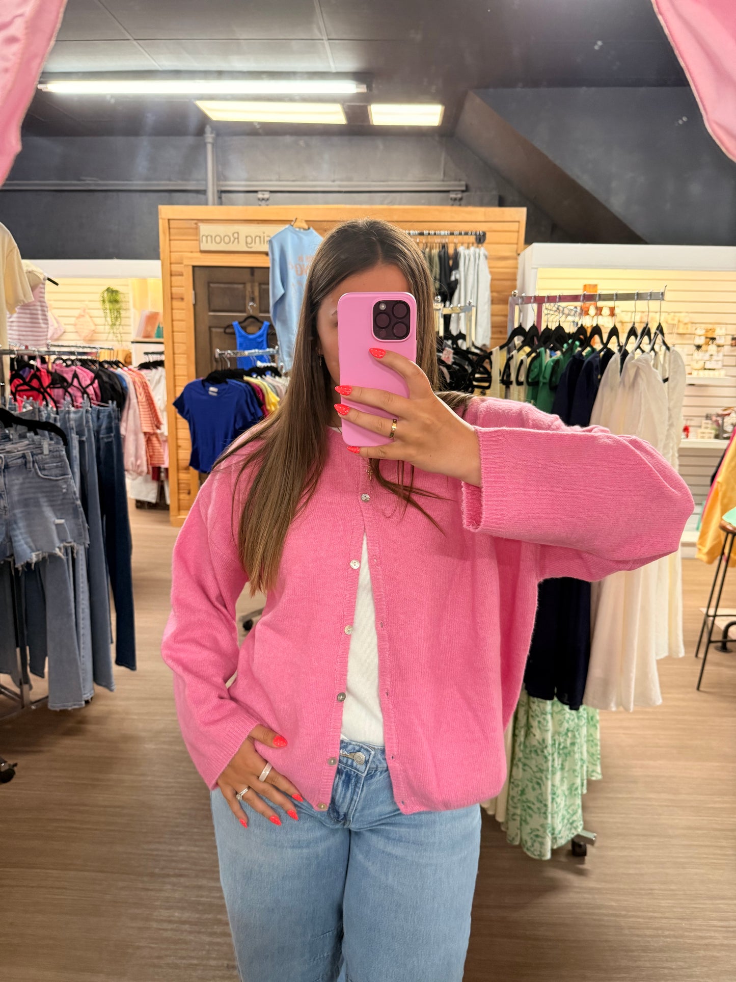 Pretty in Pink Cardigan