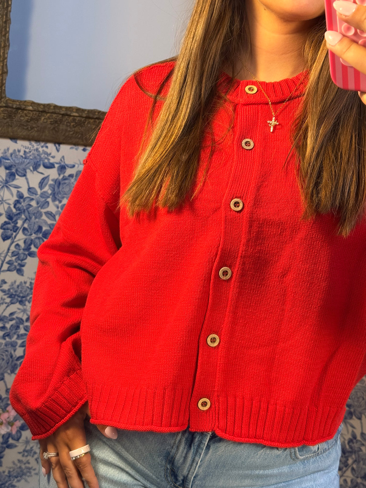 Cherry Red Sweater