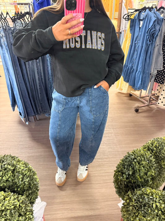 Barrel Tie Jeans