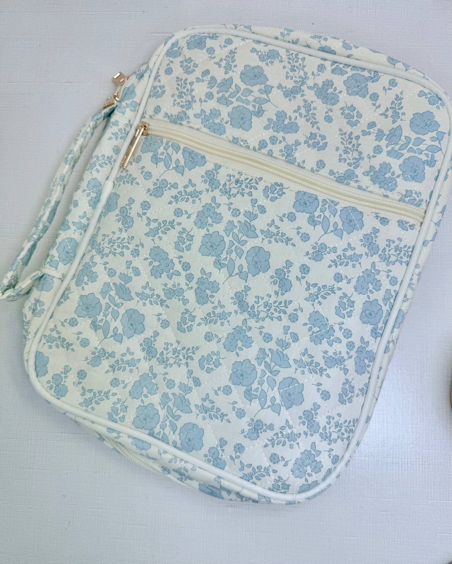 Blue Floral Bible Bag
