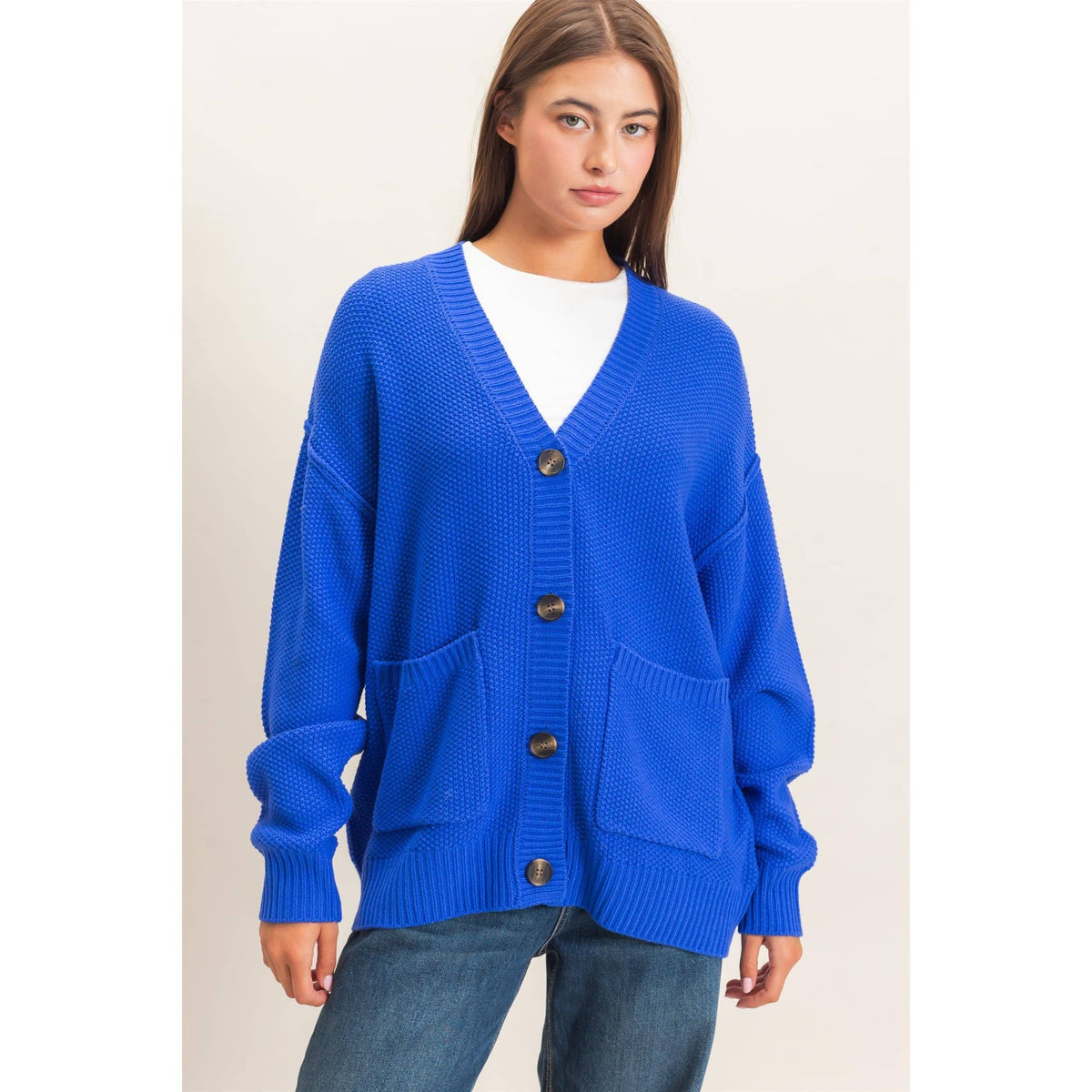 Go Big Blue Cardigan