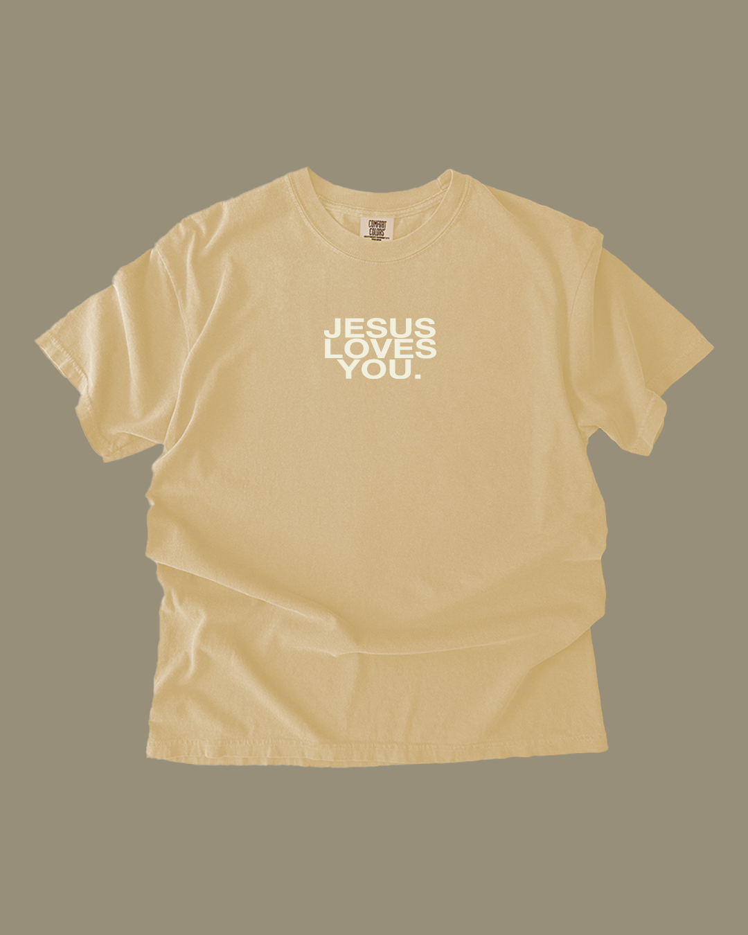 Jesus loves you - yellow