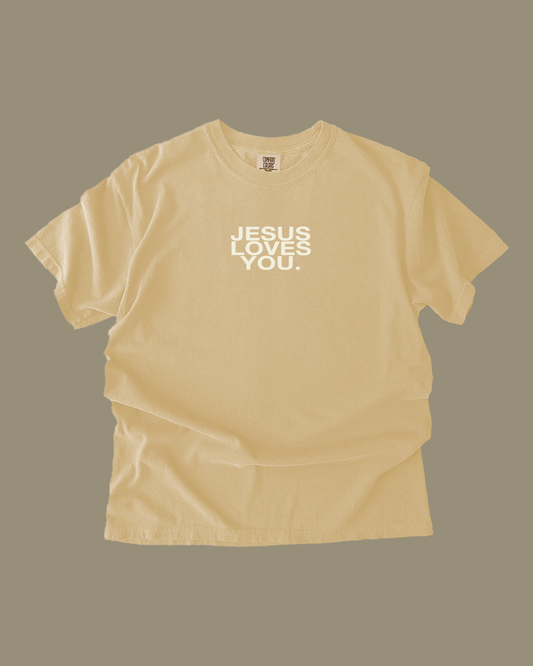 Jesus loves you - yellow