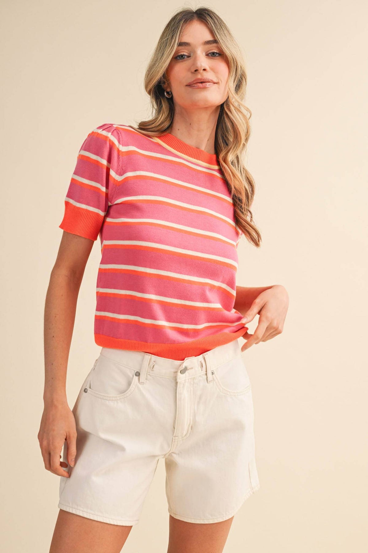 Pink & Orange Top