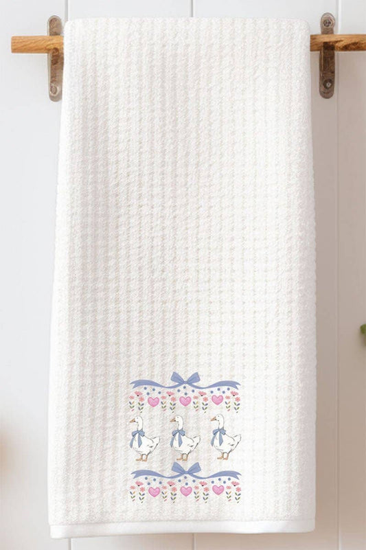 Geese Girls Kitchen Towel