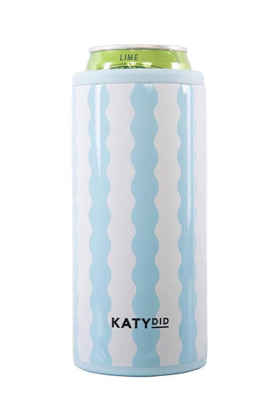 Blue Slim Can Coozie
