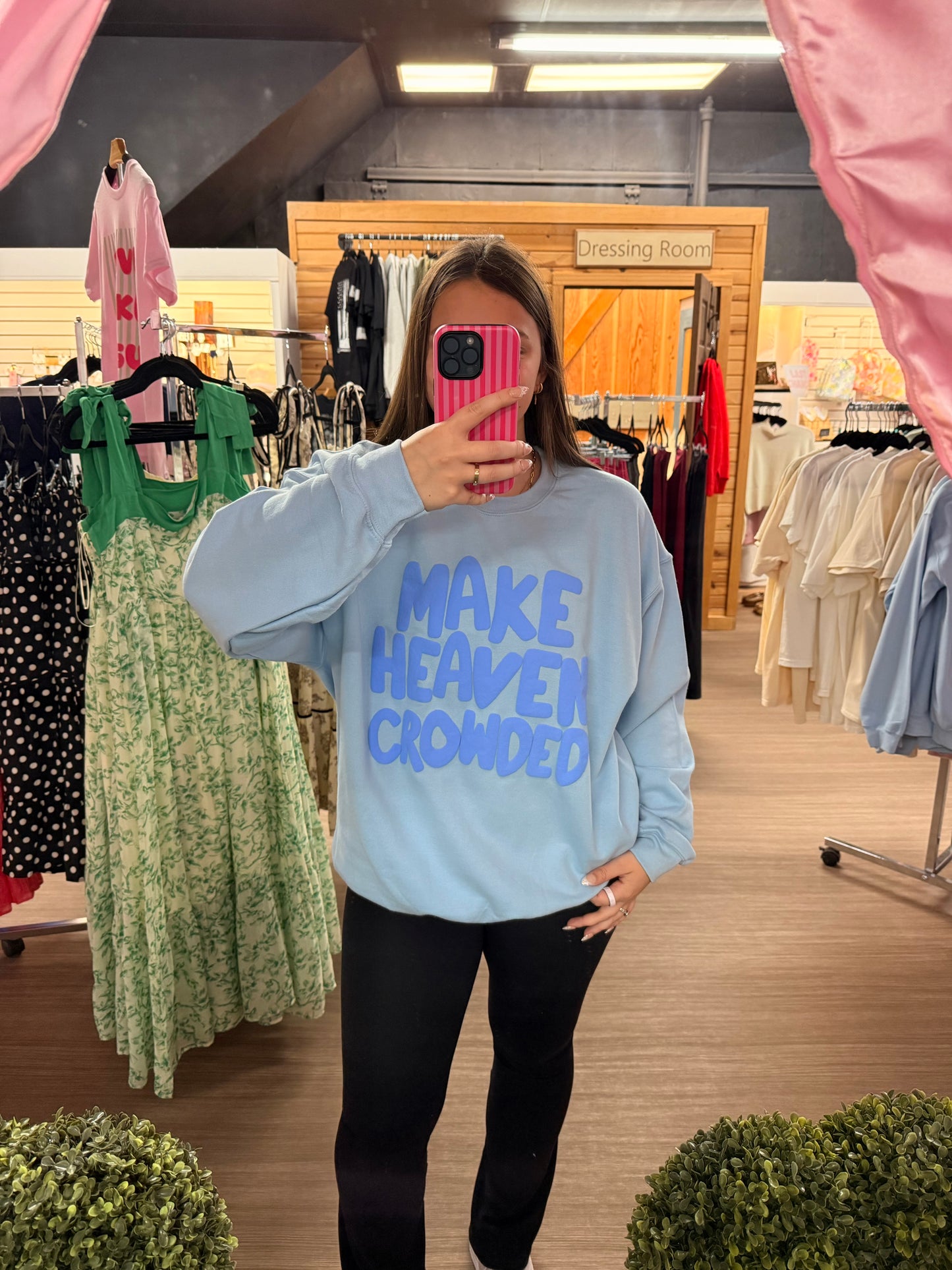 Make Heaven Crowded Puff Sweatshirt