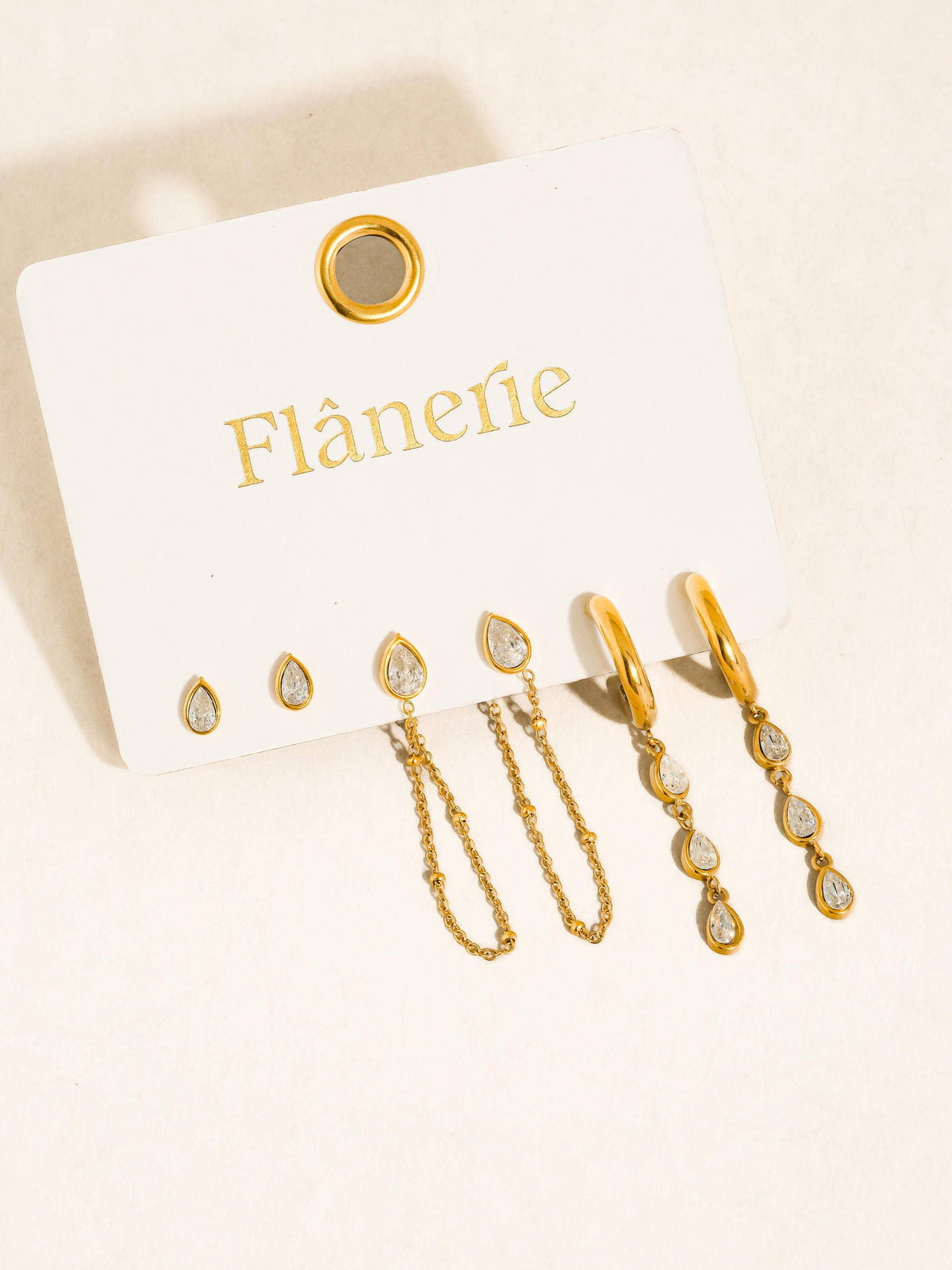 Chain Drop Earring Sets