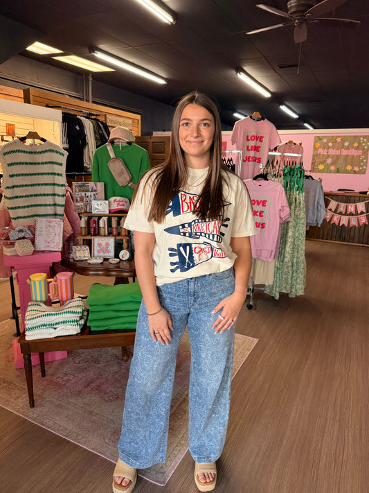 America Baseball tee