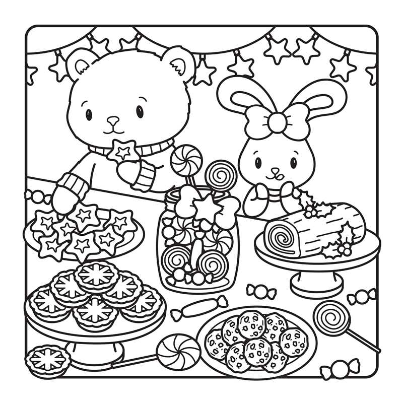 Winter Coloring Book