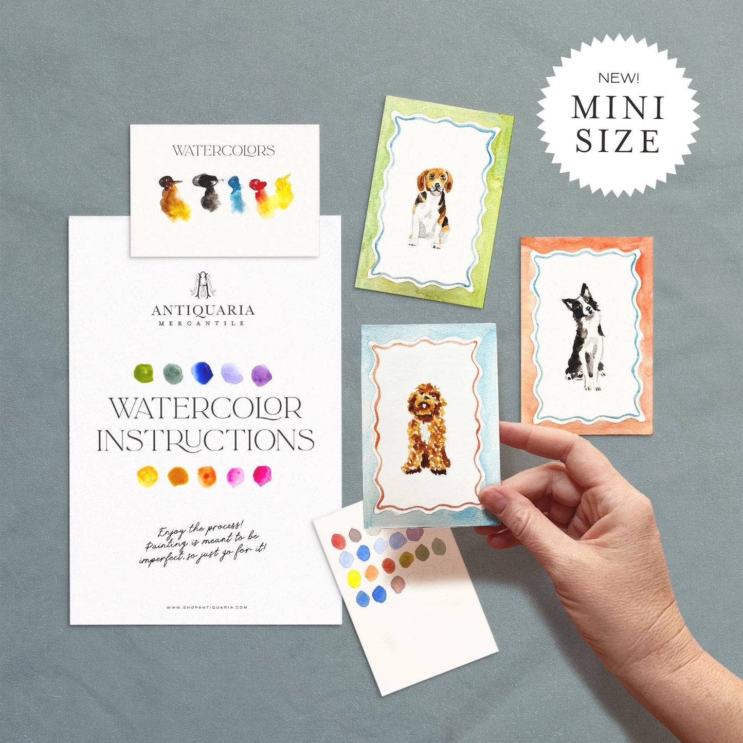 Watercolor Painting Kit: Dogs