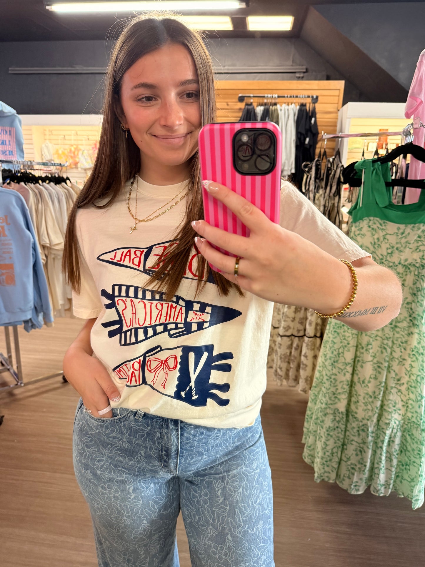 America Baseball tee