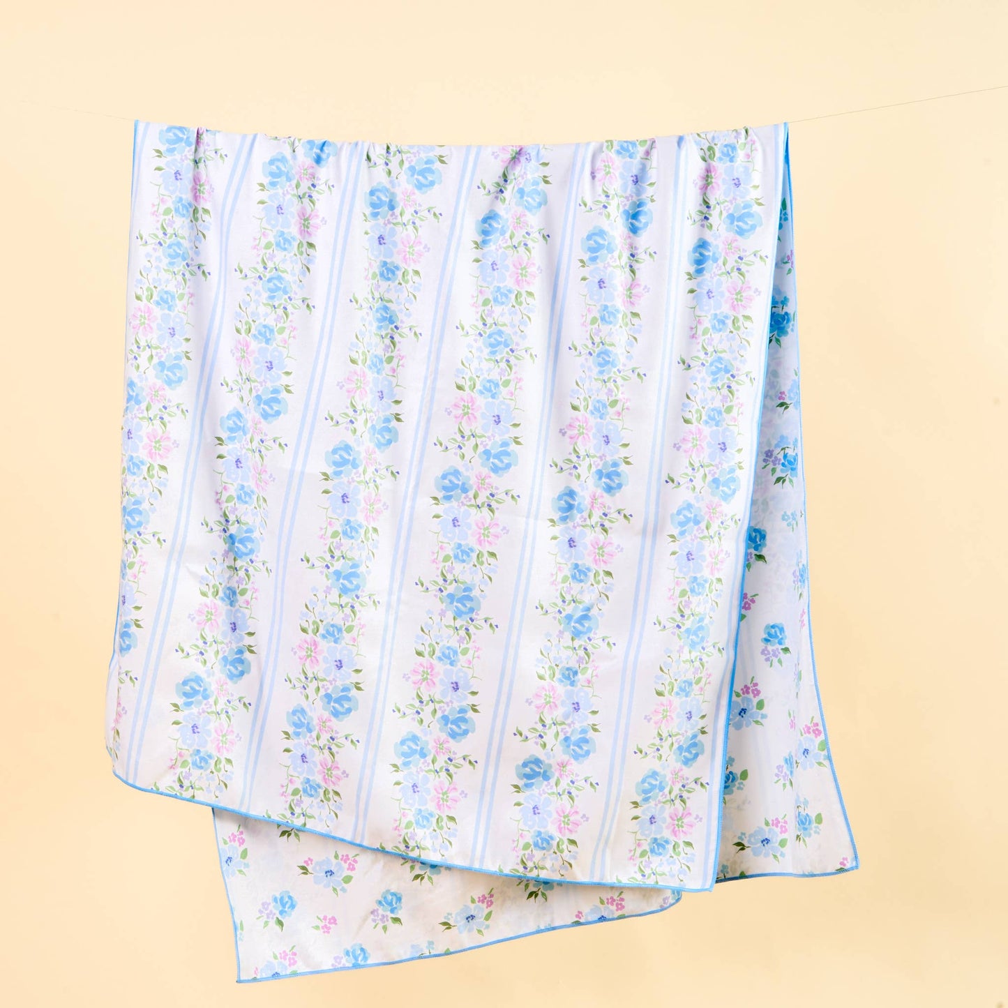 XL Beach Towel-Petal Parade Blue