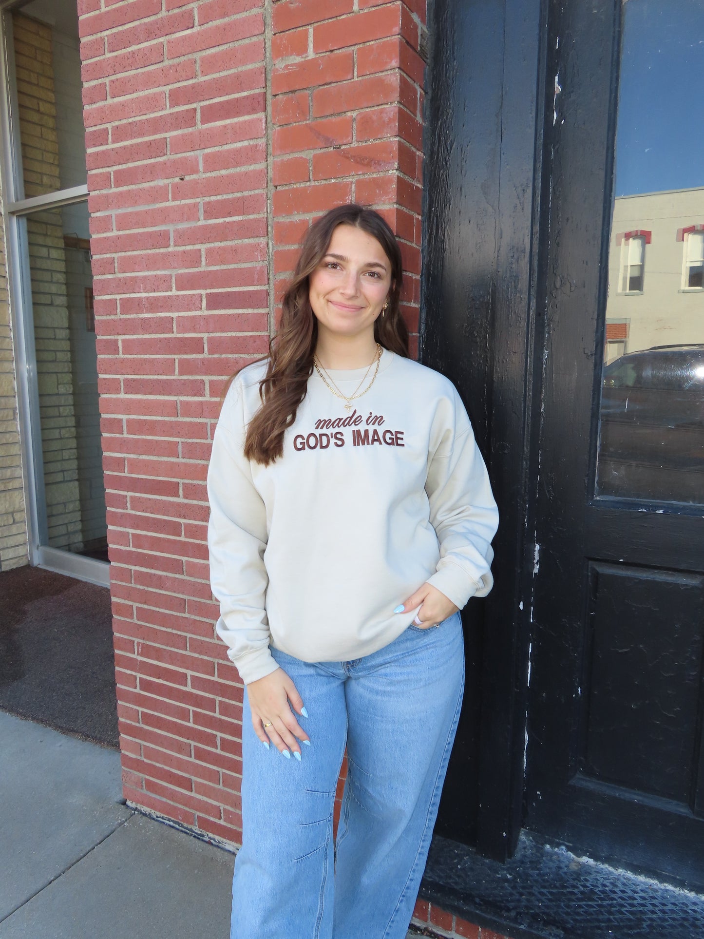 Made in God's image Crewneck