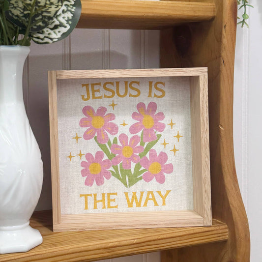 Jesus is the Way Canvas 6x6