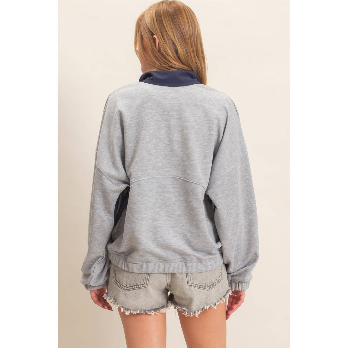 Contrast Pullover