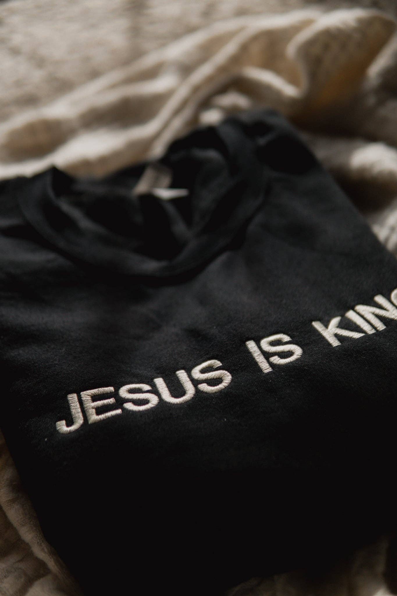 Jesus is King - Black