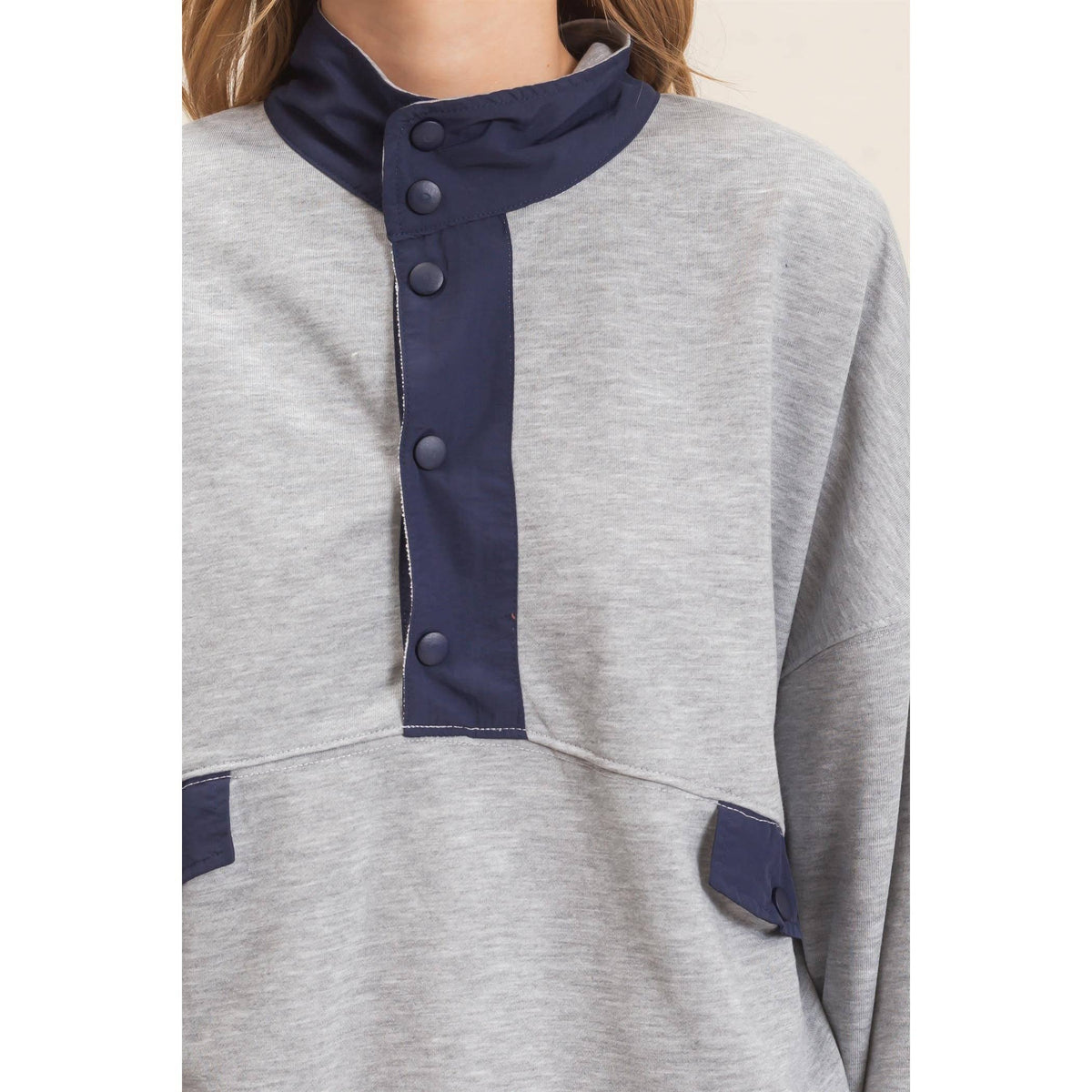 Contrast Pullover