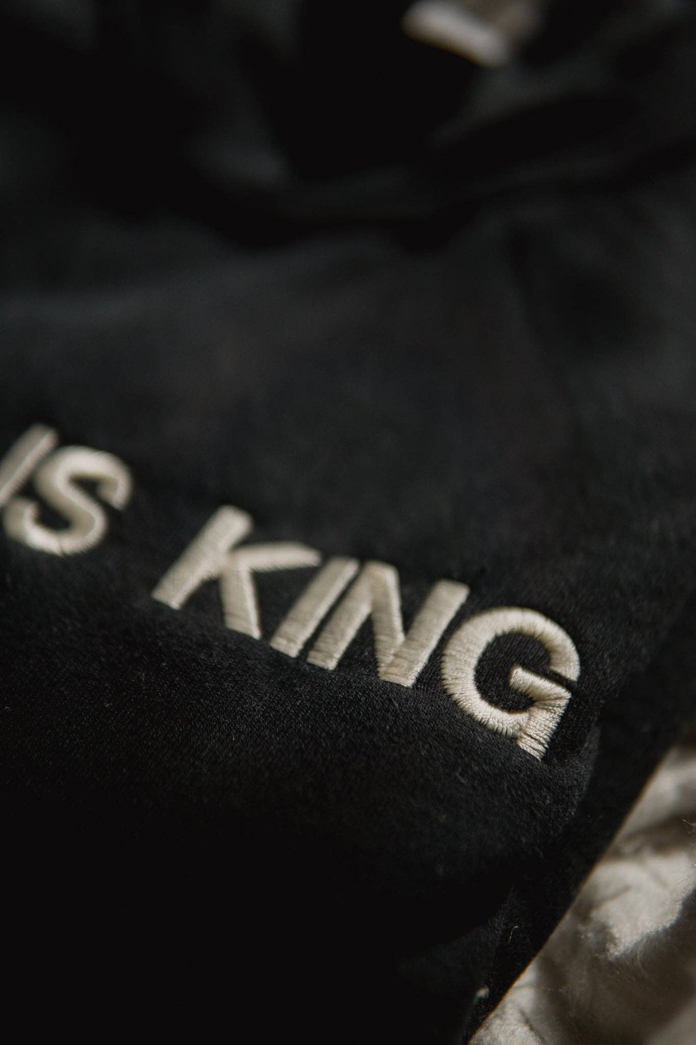 Jesus is King - Black