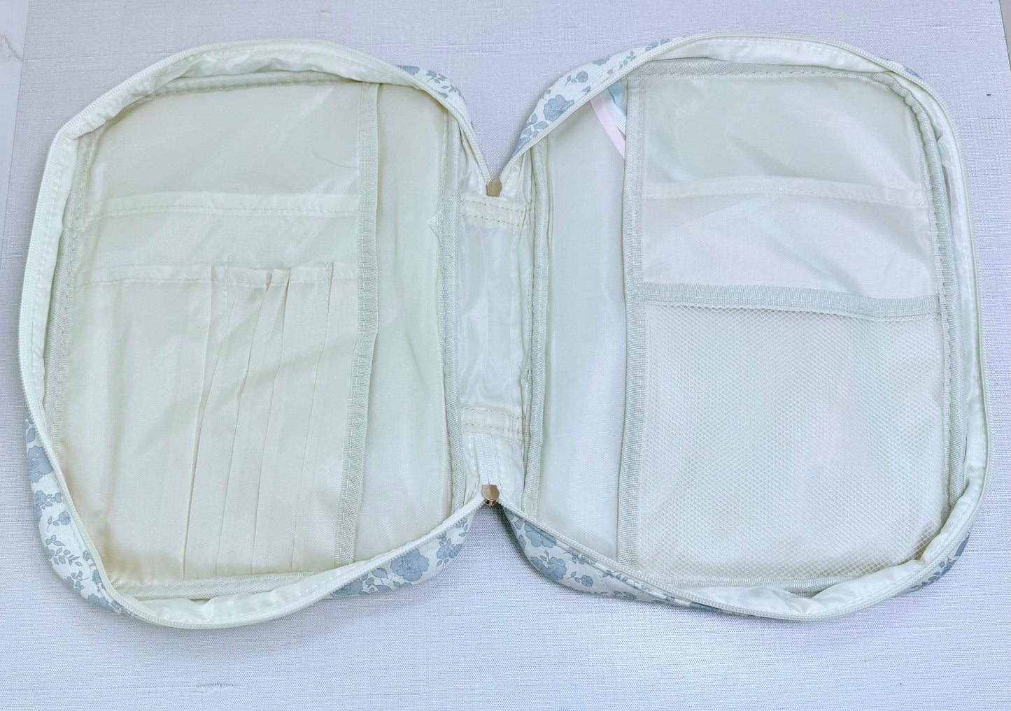 Blue Floral Bible Bag