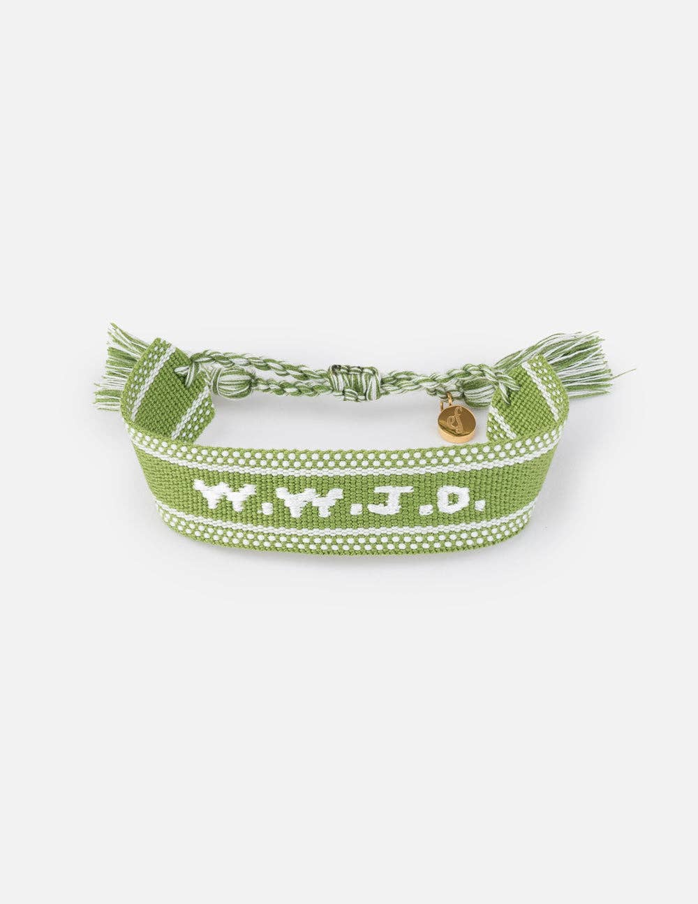 Green WWJD Bracelet