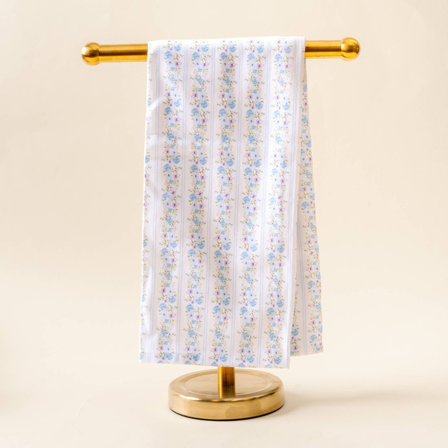 Tea Towel-Petal Parade Blue