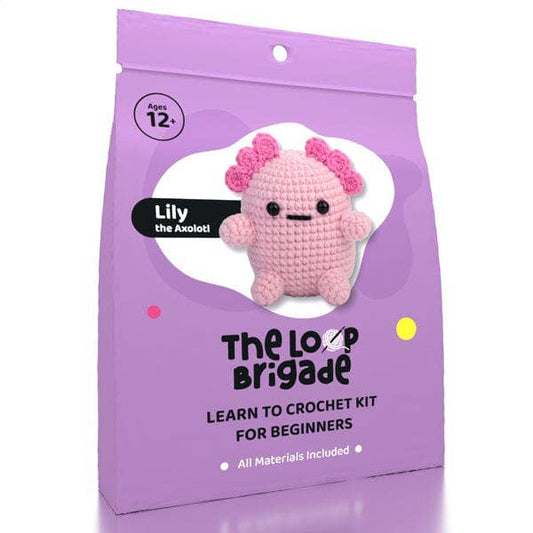 Mini Crochet Kit - Lily the Axolotl