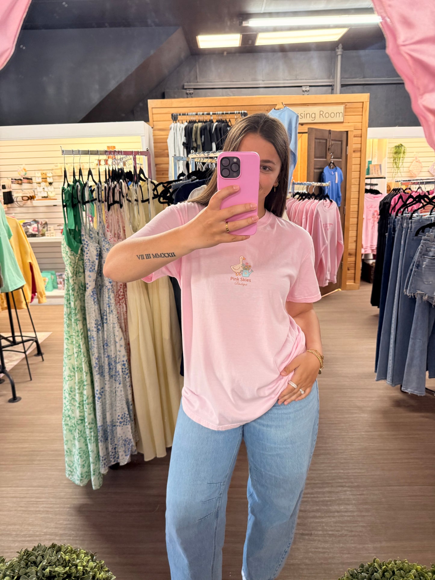 Pink Skies Spring Tee