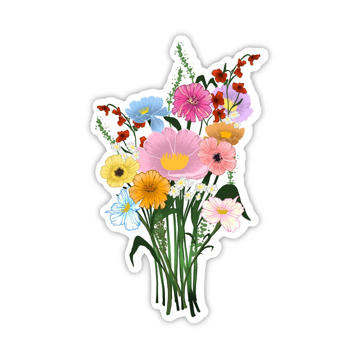 Wildflower Bouquet Sticker