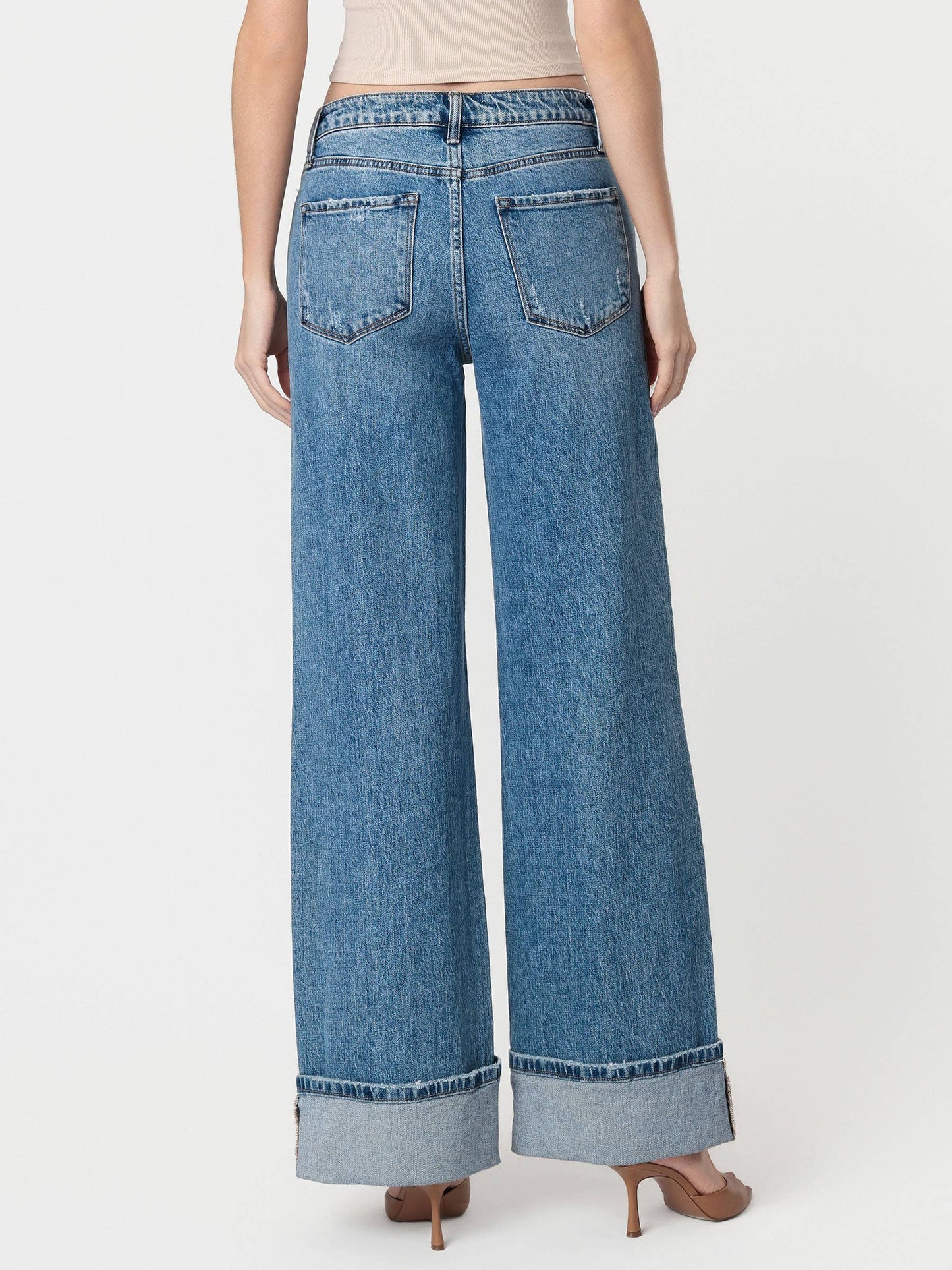 Paisley Cuffed Jeans