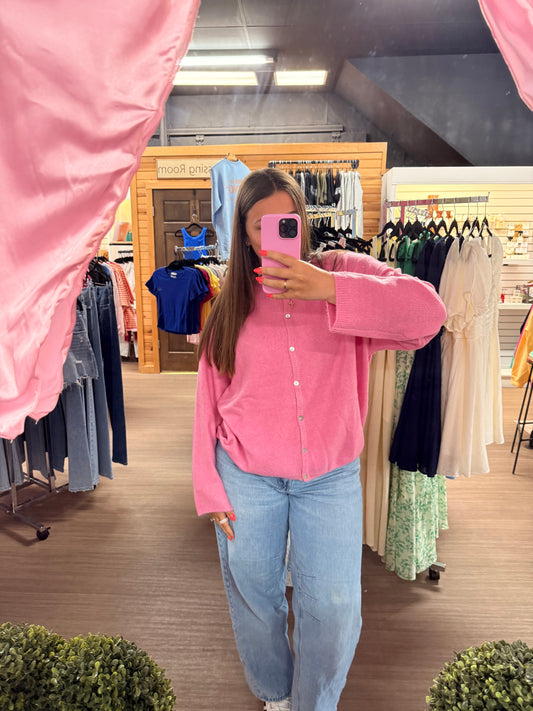 Pretty in Pink Cardigan