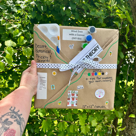 Blind Date with a Canvas- Desert Themed