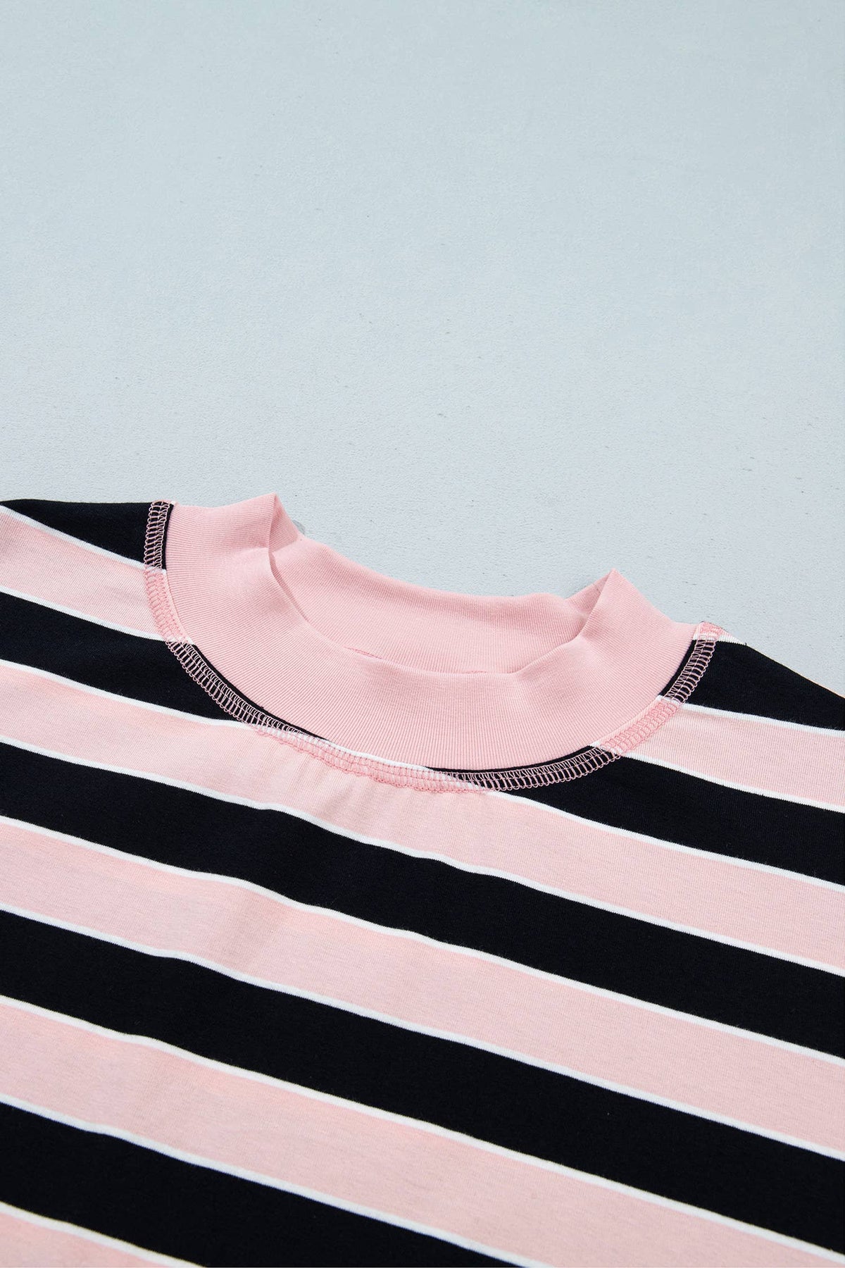 Pink & Black Stripe Set
