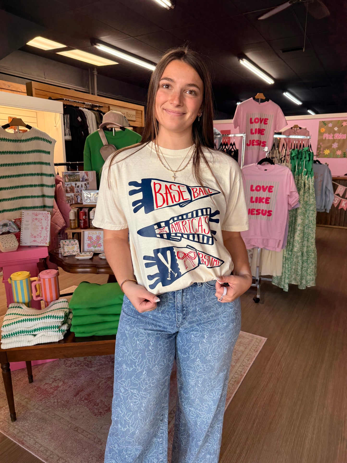 America Baseball tee