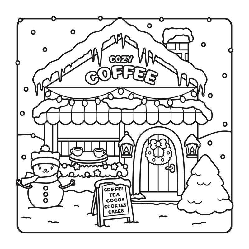 Winter Coloring Book