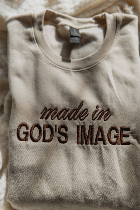 Made in God's image Crewneck