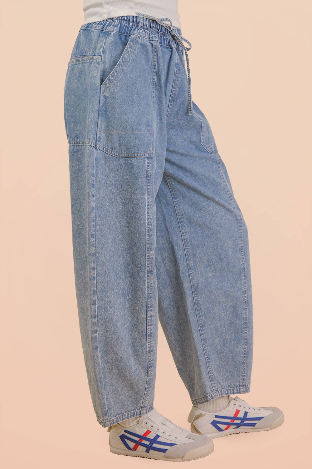 Barrel Tie Jeans