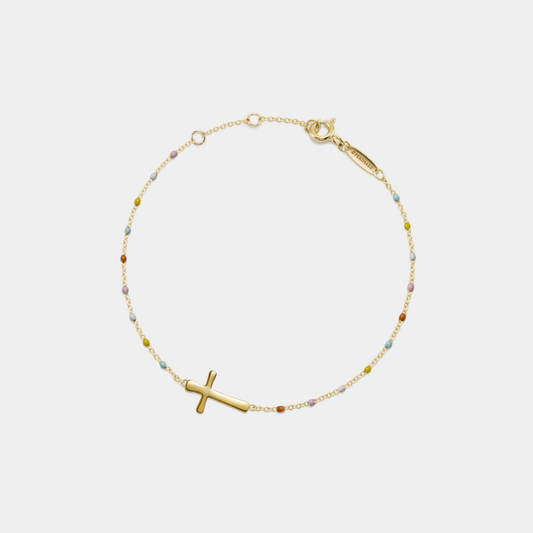 Cross Bracelet- Gold