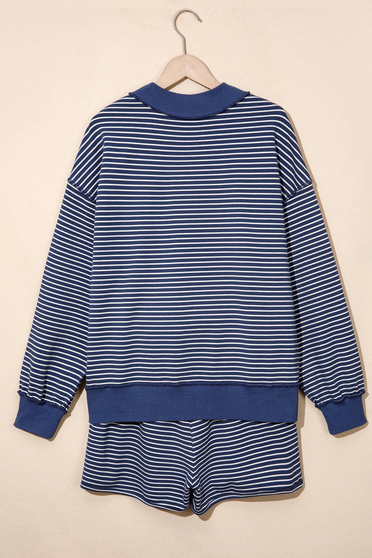Navy Striped Set