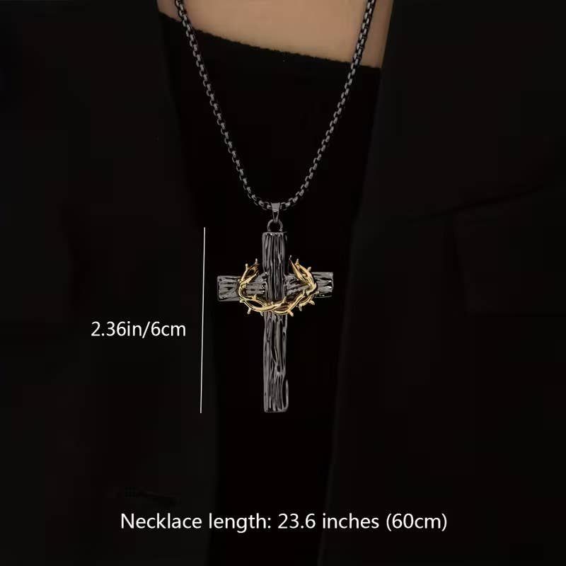 Crown of Thorns Necklace Mens