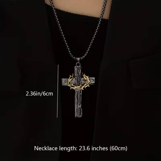 Crown of Thorns Necklace Mens