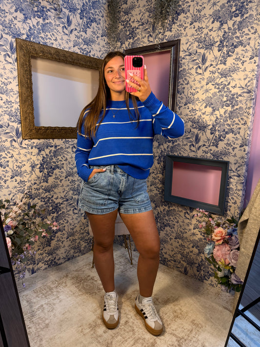 Cobalt Blue Sweater