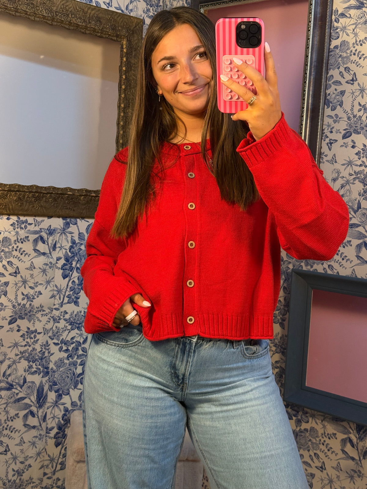 Cherry Red Sweater