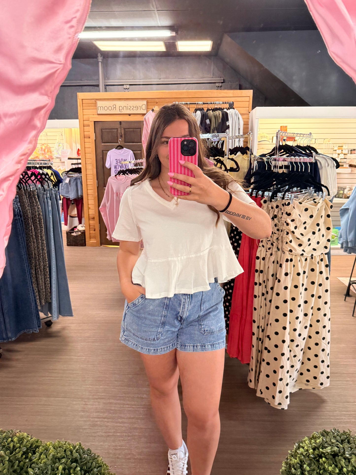 Lace Trim Top