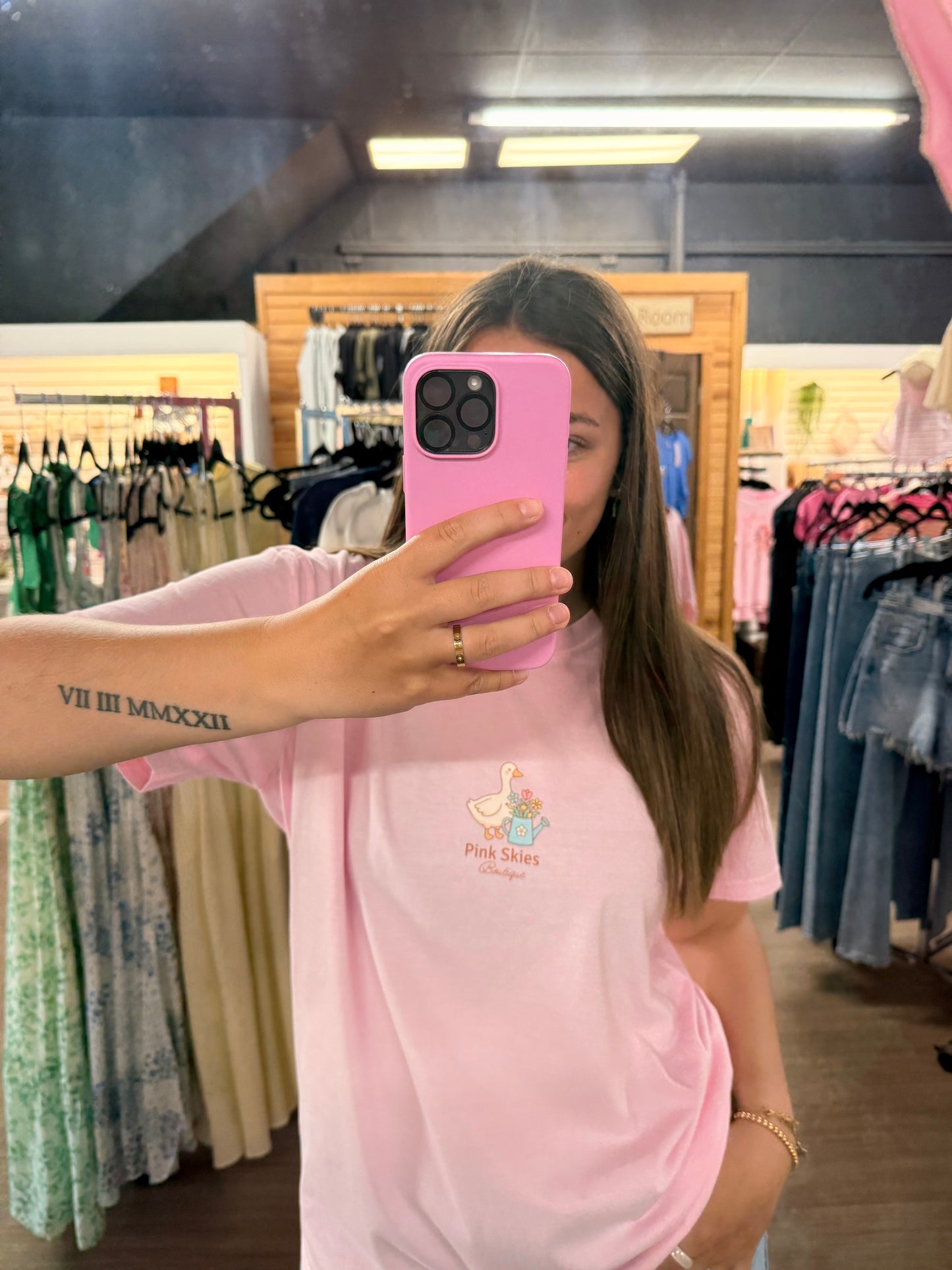 Pink Skies Spring Tee