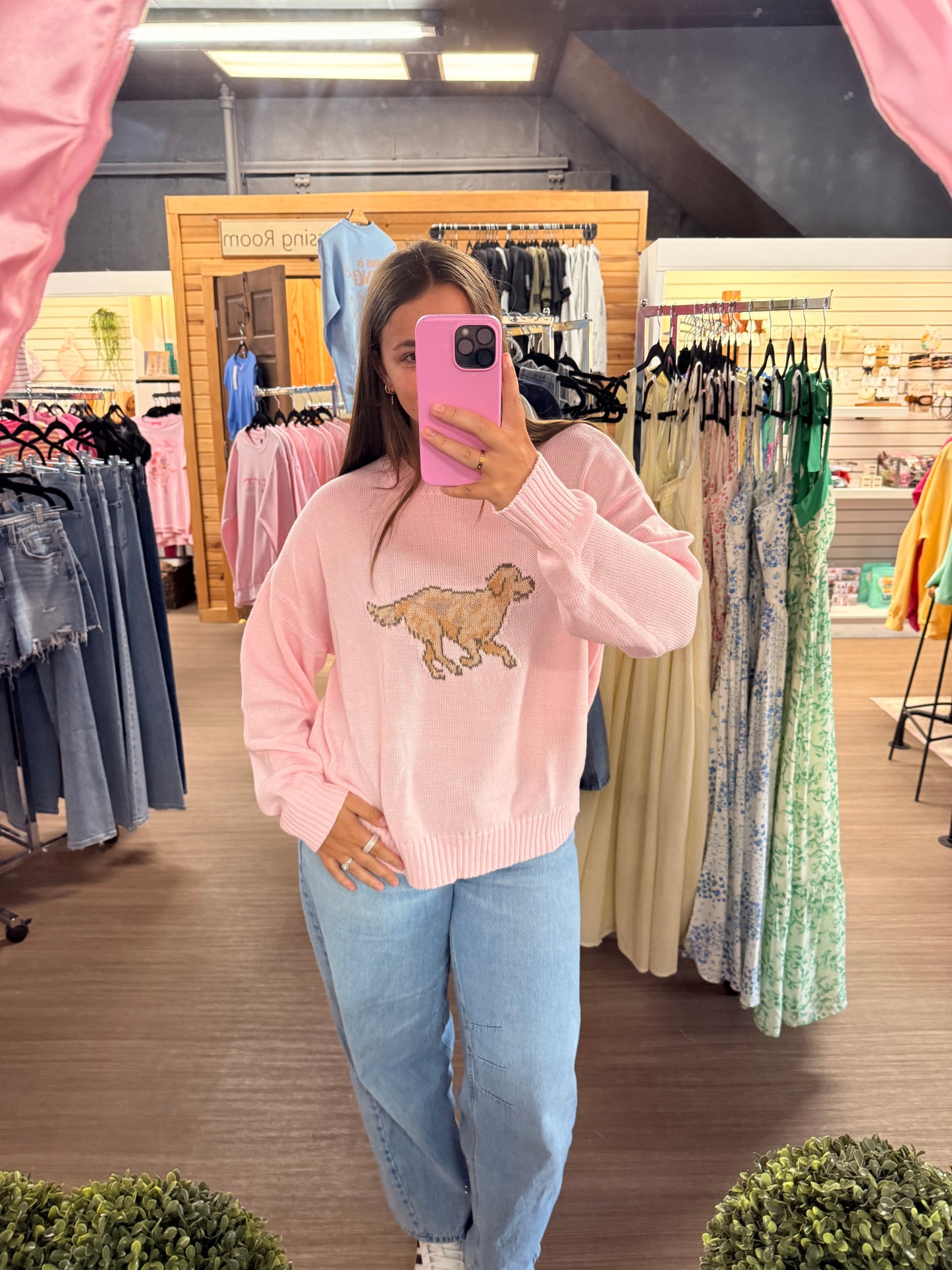 Dog Graphic Sweater