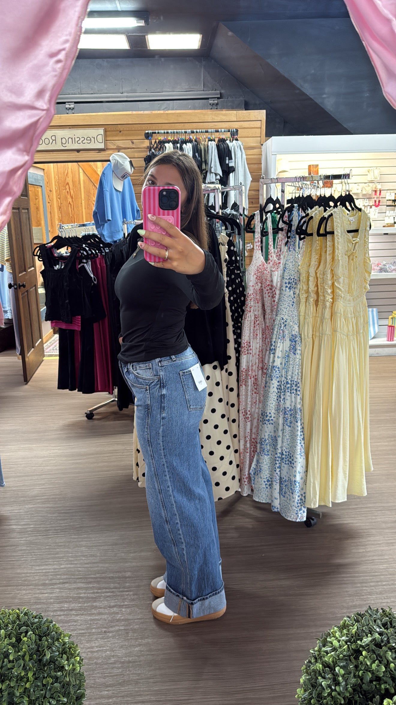 Paisley Cuffed Jeans