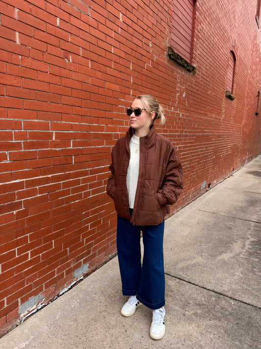 Quilted Collar Jacket