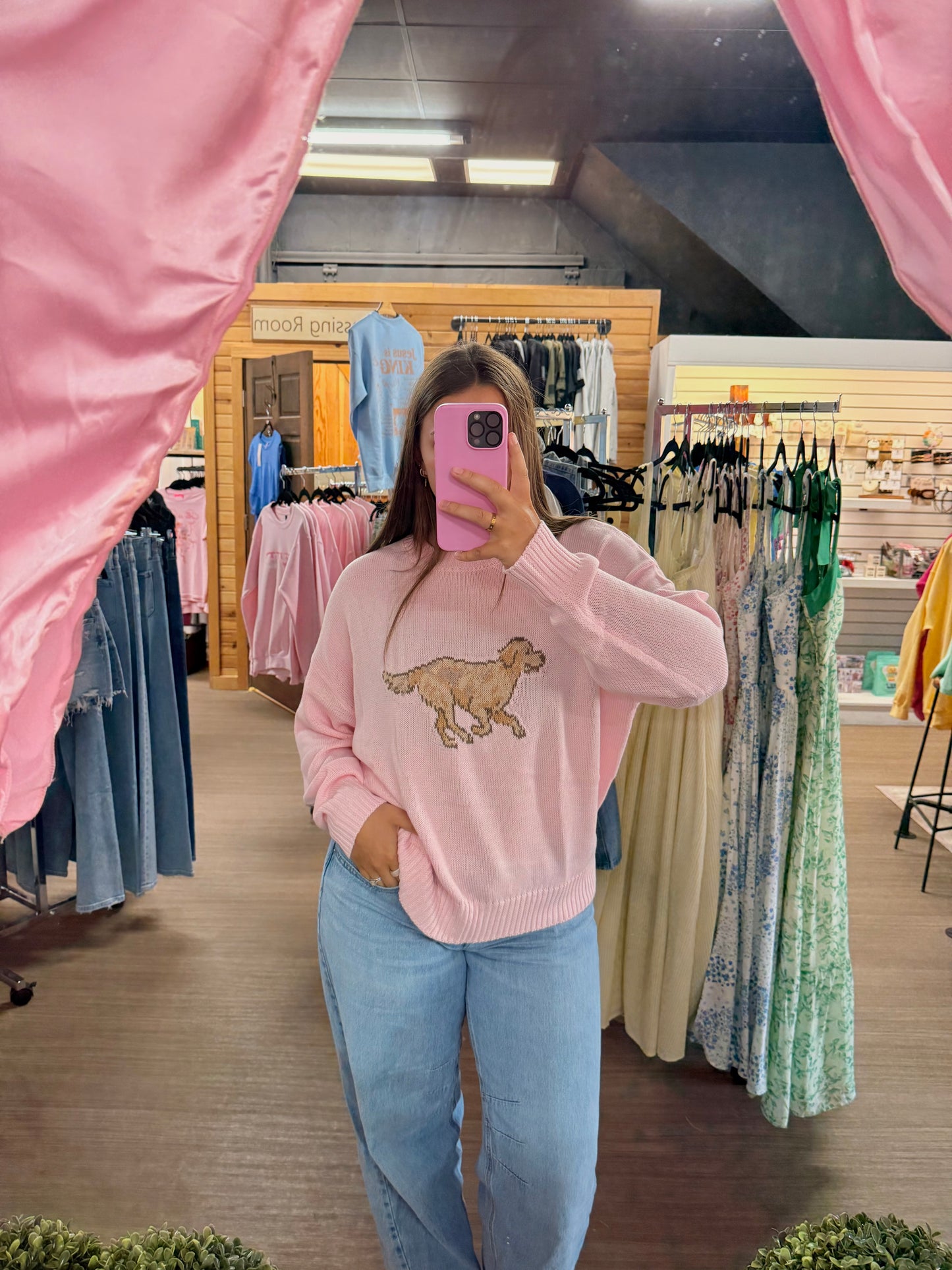 Dog Graphic Sweater
