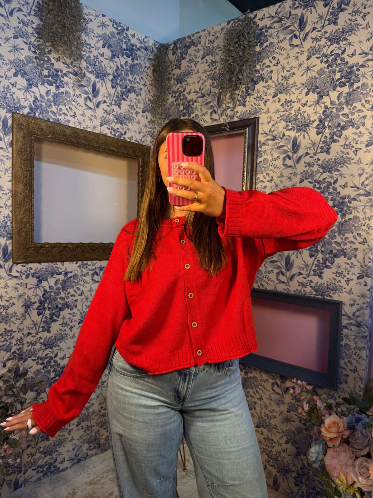 Cherry Red Sweater